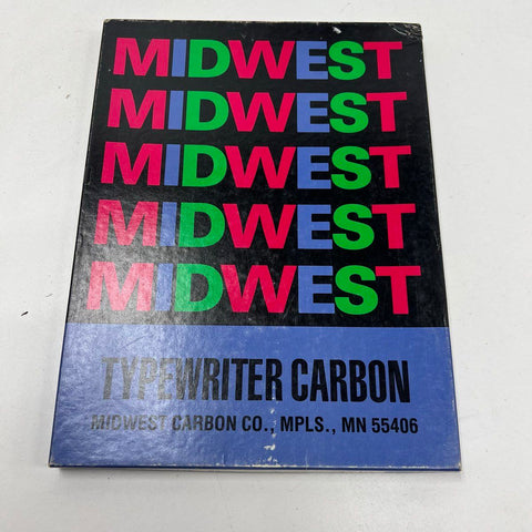 Vintage Midwest Ultramatic 85 Typewriter Carbon Paper 200 Sheets IOB
