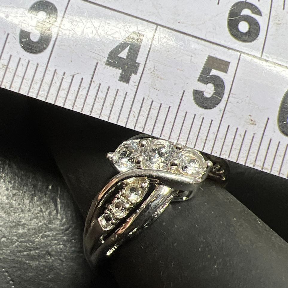 925 Sterling Silver Multi-Gemstone Ring Size 7
