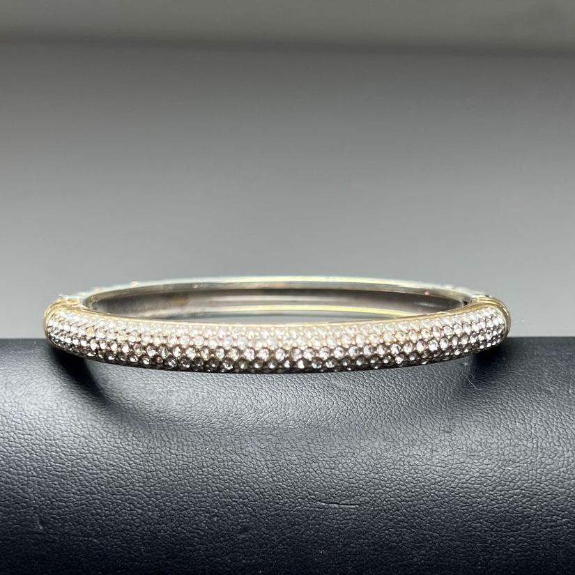 Brighton Rhinestone Bangle Hinged Bracelet