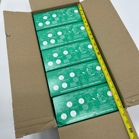 Connexions 6214-1 Clear 1" Standard Tagging Gun Fasteners NOS Lot 50,000 Pcs