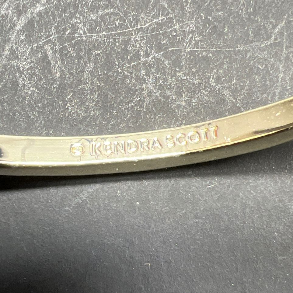 Kendra Scott Gold tone Hinged Bangle Bracelet