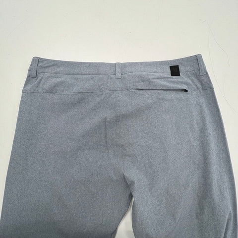 Vuori Men's Meta Pant Heathered Gray Stretch Performance Chino Golf Size 36