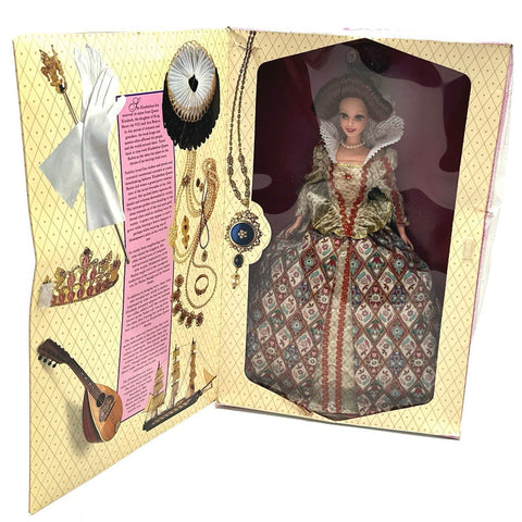 Mattel Barbie Great Eras Collection Elizabethan Queen Volume Six 1994 New In Box