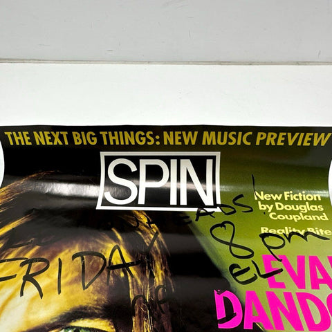 Set of 3 Vintage SPIN April 1994 Evan Dando Chicago Mandel Hall Promo Posters