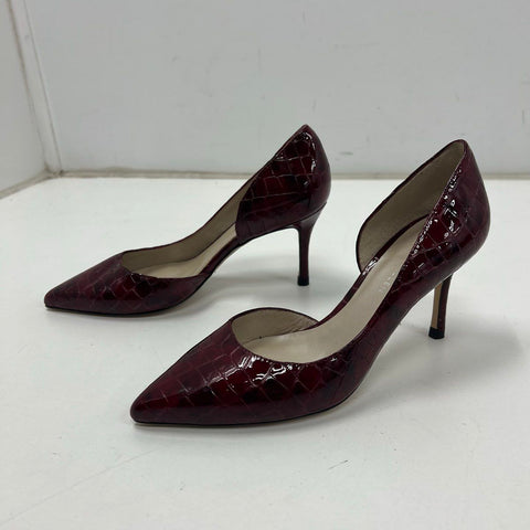 Lot 2 Karen Millen & Sergio Rossi Leather Heels Pumps Sandals Sz 37 & 36.5