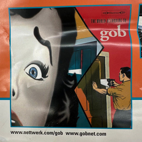 Gob Signed Band Poster The World According to Gob 2000 Original Punk Rock