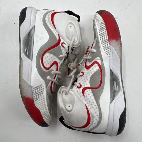 Avoli FP21G-660 Mid Top Basketball Shoes White Red Grey Women's Size 6