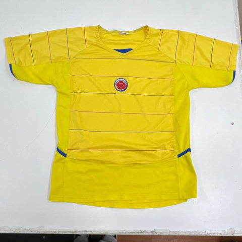 Freeway Mens Lot of 2 Colombia National Team Soccer Jersey Futbol Yellow Size M