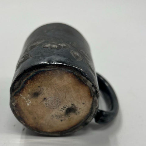 Antique James W Tufts Boston Quadruple Plate Child's Cup Mug Etched Cherry 1380