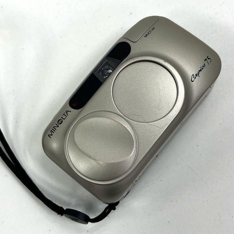 Vintage 1990s Minolta Capios 75 35mm Point & Shoot Film Camera 38-75mm Zoom