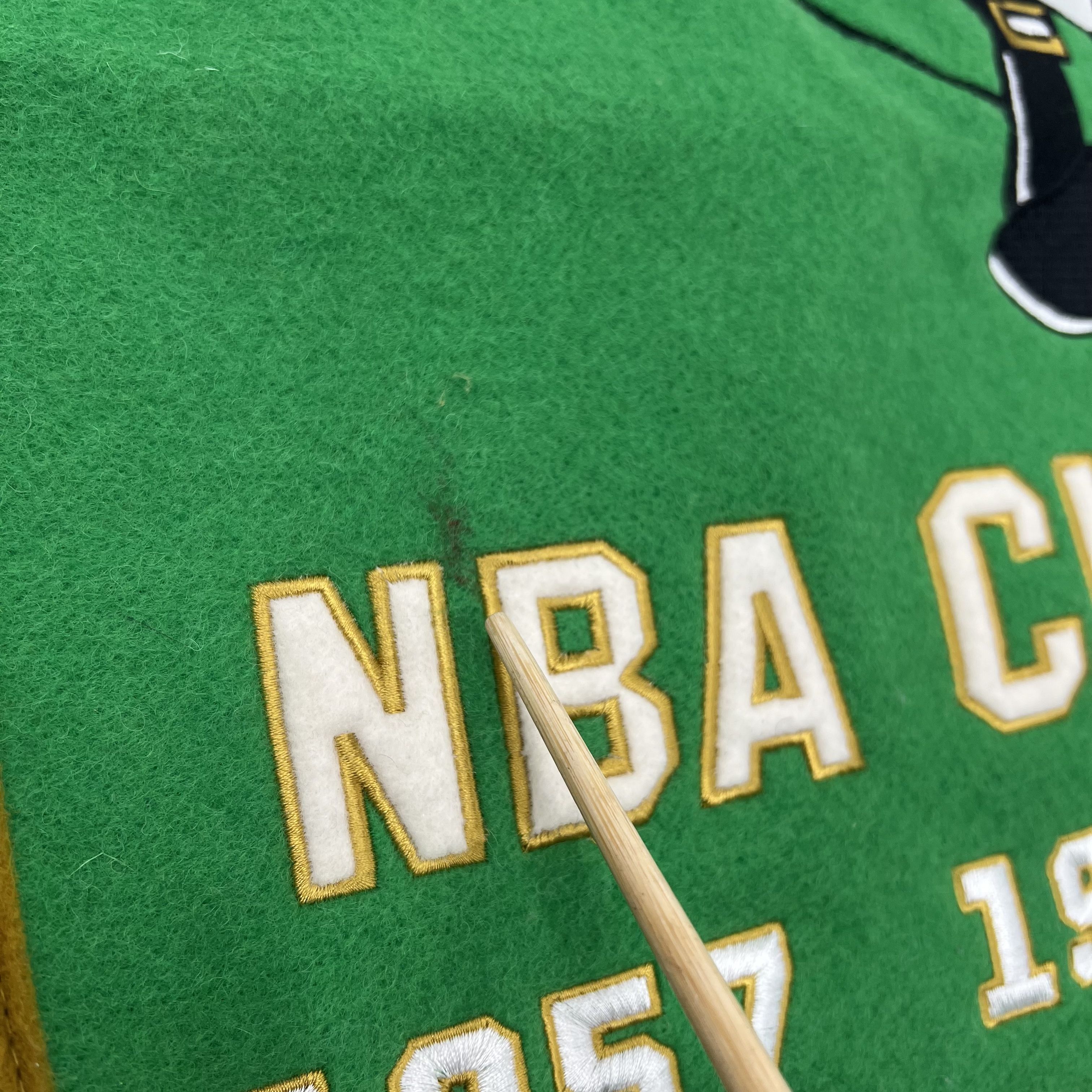 Winning Streak Boston Celtics NBA Champions Embroidered Wool Felt Banner