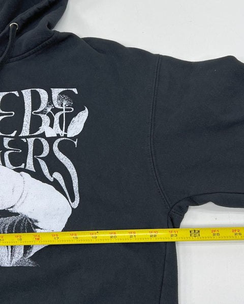 Phoebe Bridgers Black Metal Logo Graphic Hoodie Pullover Sweatshirt Unisex XL