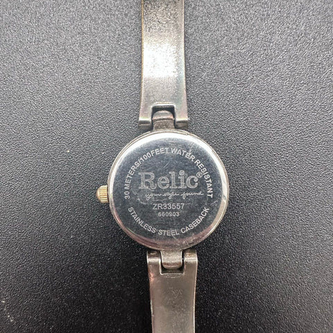 Relic Women's Watch Lot of 3 Western Sport Fashion Silver Tone Tin Extra Links