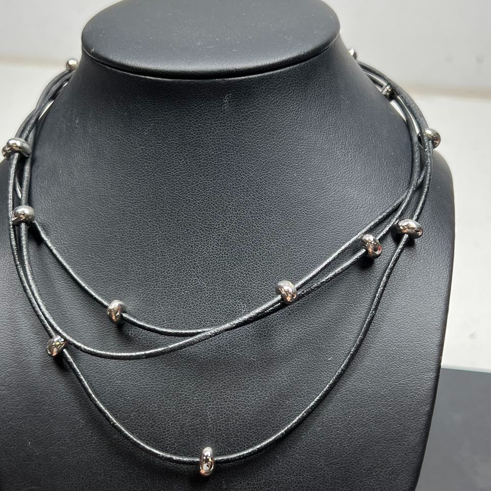 2 Ralph Lauren Leather Cord Necklaces