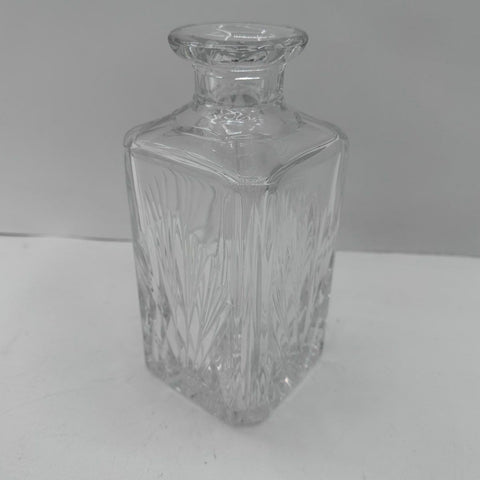 Gorham Crystal Decanter with Stopper Square Spirits Whiskey Bottle 10 Inch