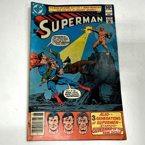 Marvel and DC Comic Lot 9 Comics 1980-1981 Bronze Age Spider-Man Captain America