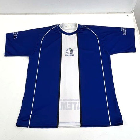 Vintage 90s Guatemala Seleccion Nacional Soccer Jersey Made in Mexico Blue White