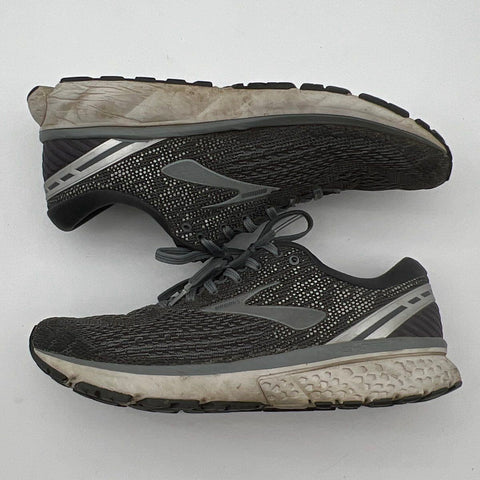 Brooks Ghost 11 Black Ebony Grey Men's Running Shoes Size 11