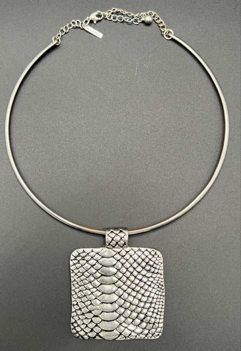 Modern Chunky Statement Necklace Jewelry Lot of 5 Geometric Boho Style Pendants