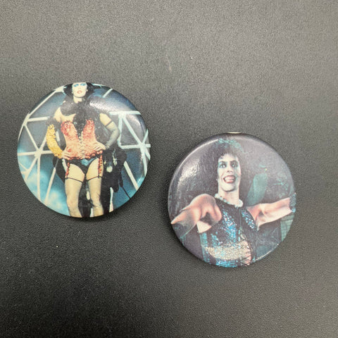Rocky Horror Picture Show Dr Frankenfurter Tim Curry 1983 Pinback Buttons Lot 2