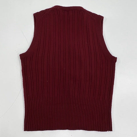 Vintage 70s 80s Lot of 3 Jersild Sweater Vest Cardigan Ribbed Knit Sz M L