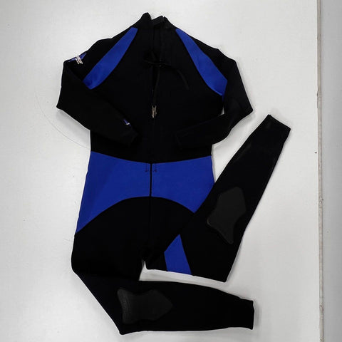 Tilos Hydro Gear Full Wetsuit Size XL Neoprene Diving Surfing Black Blue