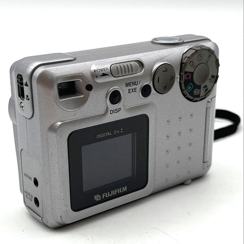 Vintage Fujifilm MX-1200 1.3MP Digital Point & Shoot Camera Silver With Case