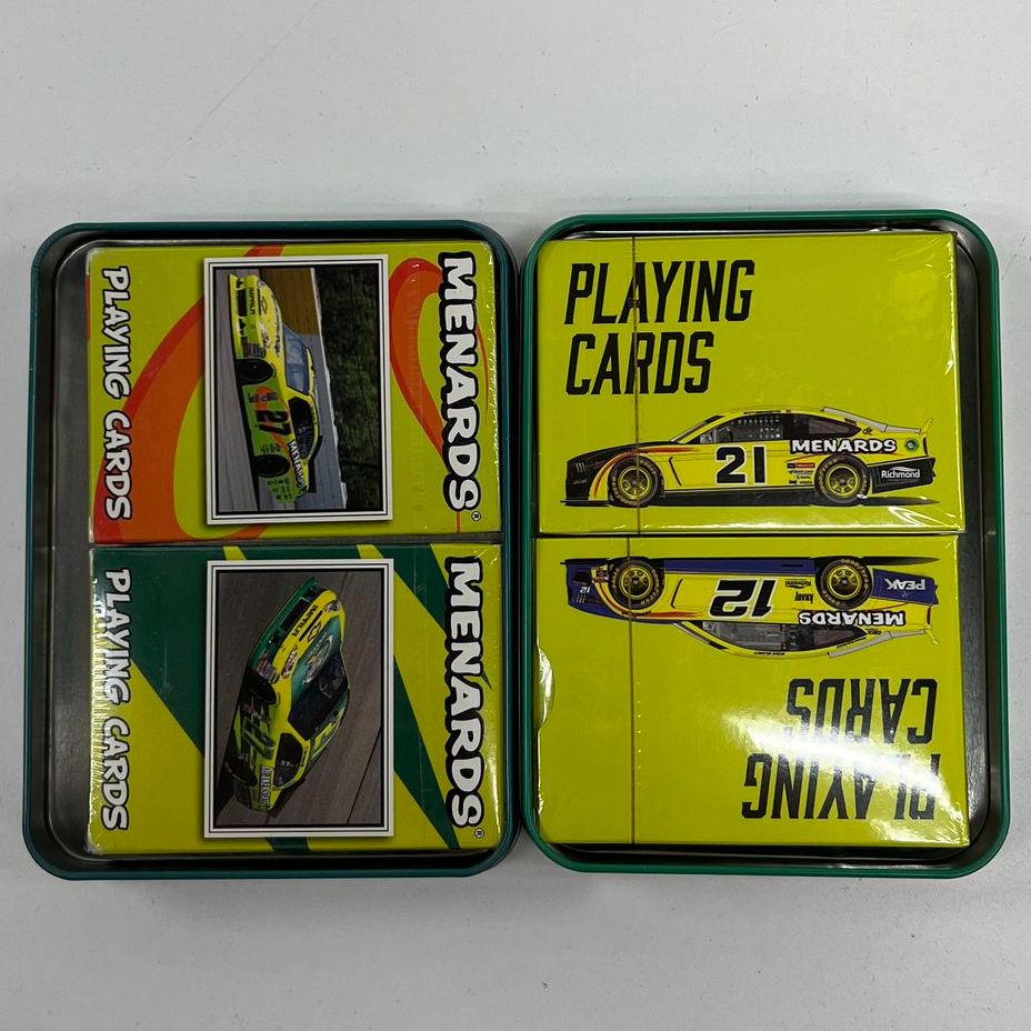 Collectible Menards Playing Cards Keychains Cars & Trucks Toy Lot Some NIB