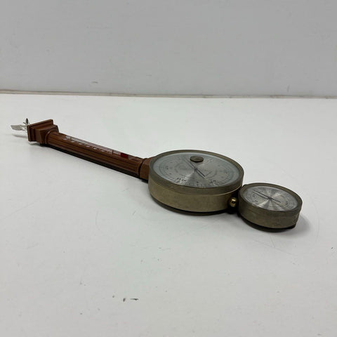 Vintage Airguide Wall Weather Station Barometer Thermometer Mid-Century Eagle