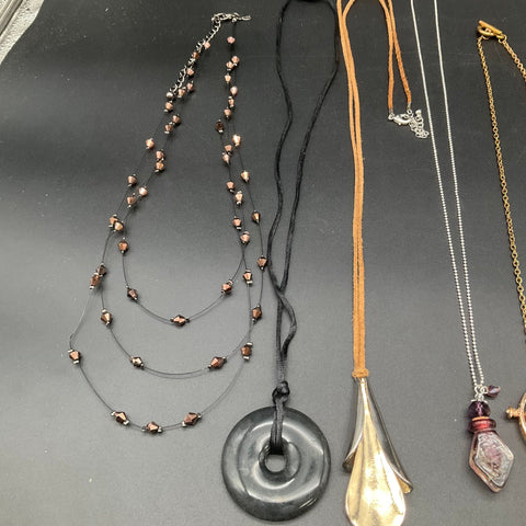 Fashion Jewelry Necklace Lot 11pc Harry Potter Time Turner Gothic Boho Beaded