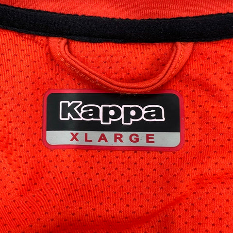 Kappa Men's Red Quilted Bomber Jacket Full Zip Reflective Lightweight Sz XL