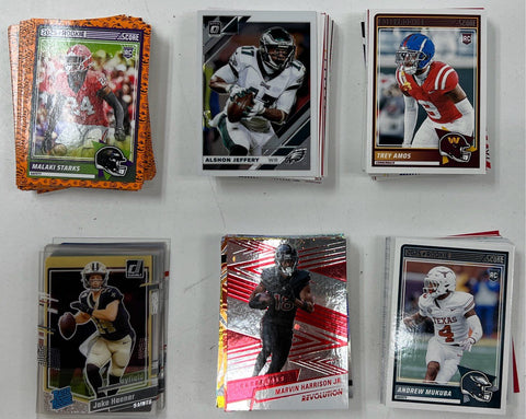 Football Card Lot 2024-2025 Panini Prizm Absolute Mosaic Score See Photos