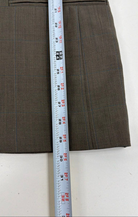 Lot 2 Men's Suit Coats Joseph & Feiss Black Botany 500 Grey Plaid Chest 21-22