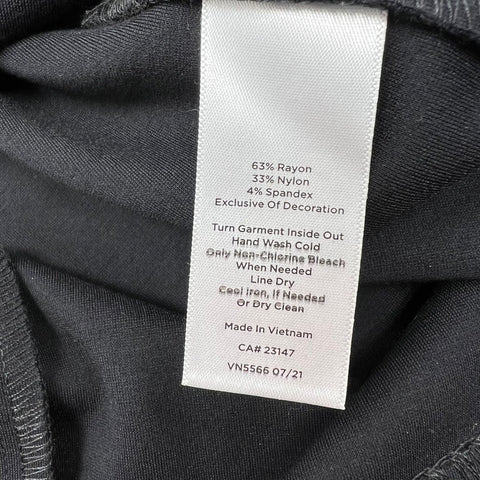 NWT Talbots Black Velvet Bow Cutout Neck Sheath Dress Women's Size 4