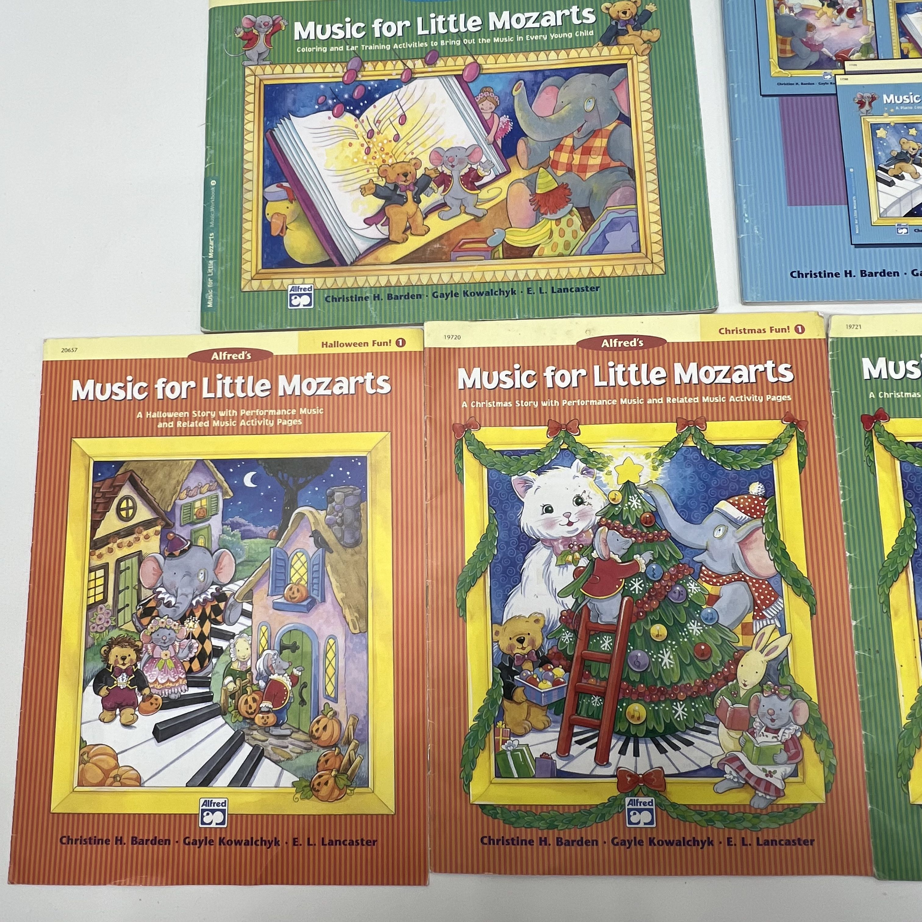 Alfred's Music For Little Mozarts Lot of 9 Music Workbooks