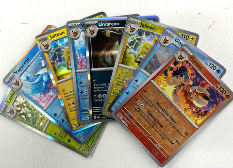 Flareon EX + Espeon Secret Rare 14 Card Lot Pokemon XY Eeveelutions Holo