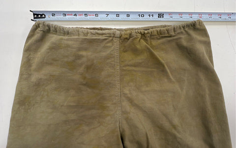 Marcel Monsivais Vintage 90s Tan Elastic Waist Artist Pants Santa Barbara Sz 2