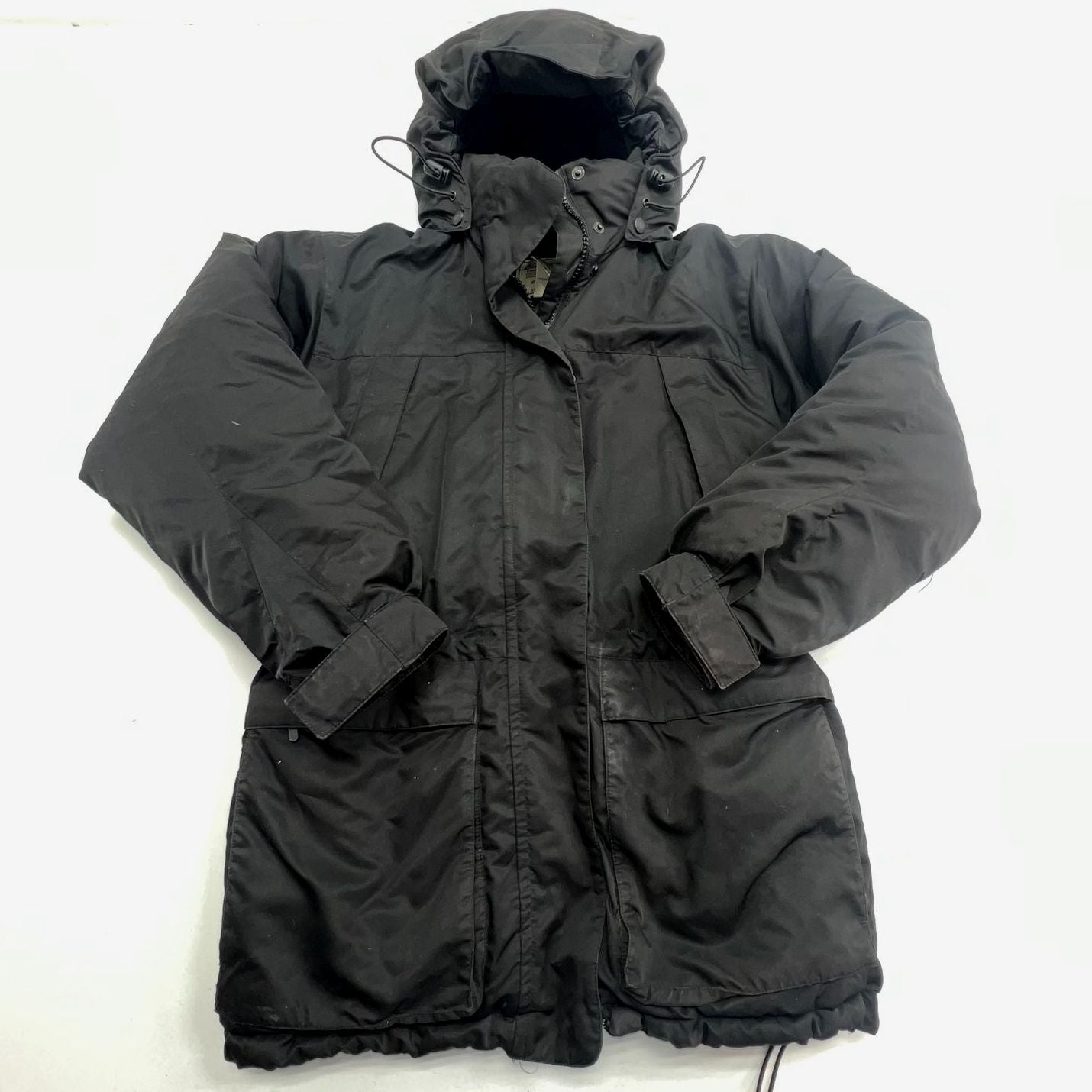 Eddie Bauer Black Quilted Goose Down Coat Women's Small - Shop Thrift World