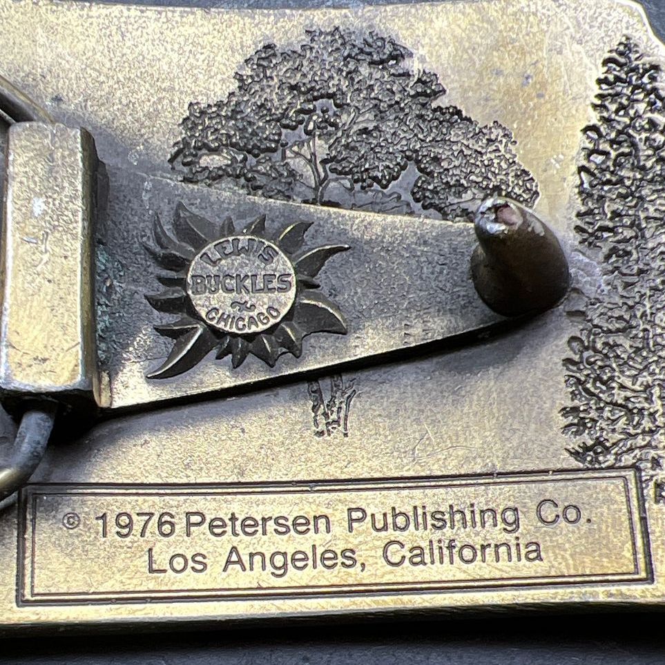 Vintage Lewis Buckles Hunting Protect America's Hunting Heritage Belt Buckle