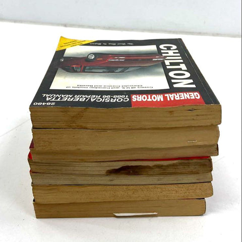 Chilton Haynes Car Repair Manual Lot 7 pc GM Ford Chevy 80s 90s Vintage
