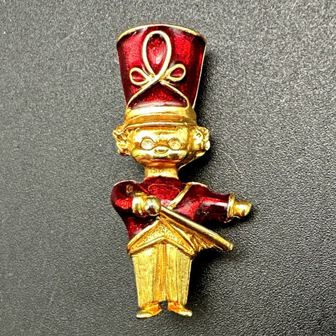Vintage Christmas Brooch Pin Lot of 9 Rhinestone Enamel Liz Claiborne Gerry's