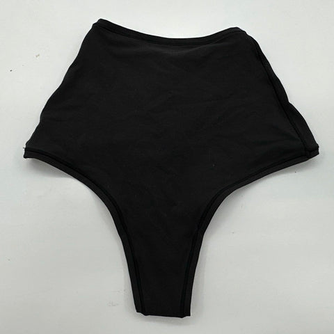 Skims Women's Onyx Black Fits Everybody Bodysuit Thong Sock Lot Sz XXS