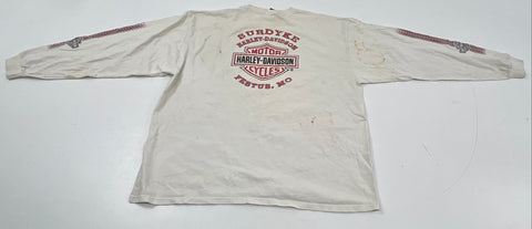Vintage 2003 Harley-Davidson Surdyke Festus MO Long Sleeve T-Shirt Sz 2XL