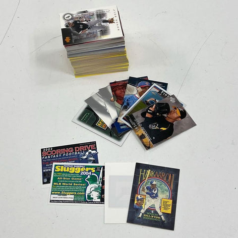Hank Aaron + Jorge Posada 200+ Card Baseball Lot Upper Deck Modern Era MLB