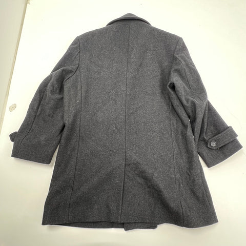 Jos. A. Bank Charcoal Gray Wool Double Breasted Peacoat Men's Coat Size L