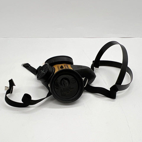 MSA Comfo Classic Half-Mask Respirator Face Mask Black Gold NWT Sz L
