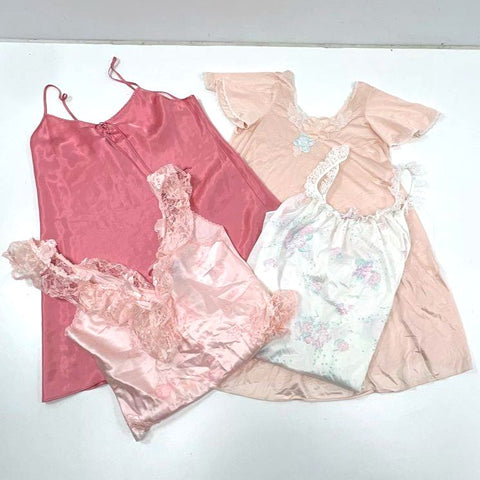 Vintage 80s 90s Women's Lingerie Lot Slips Bodysuit Beth Michaels Lorraine Sz L