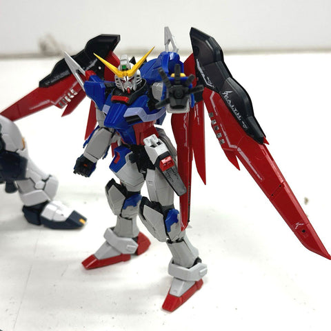 Gundam Action Figure Lot Mixed Mobile Suits 4 Figures Accessories Parts