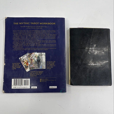 Vintage 1986 The Mythic Tarot Workbook & Guide Book Lot Sharman-Burke Greene