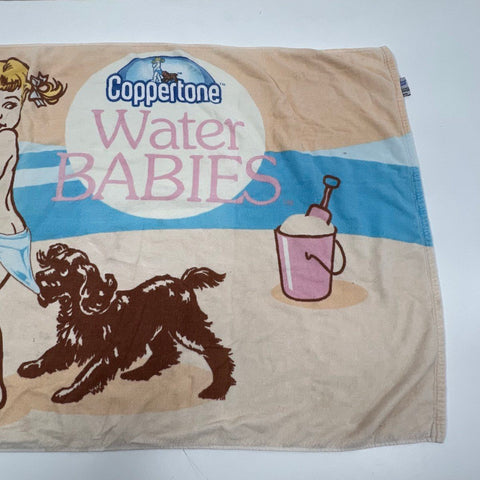 Vintage 2002 Coppertone Water Babies Little Miss Coppertone Promo Beach Towel